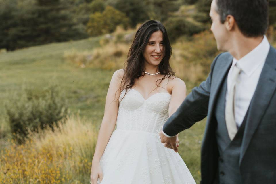 Fotos de postboda naturales