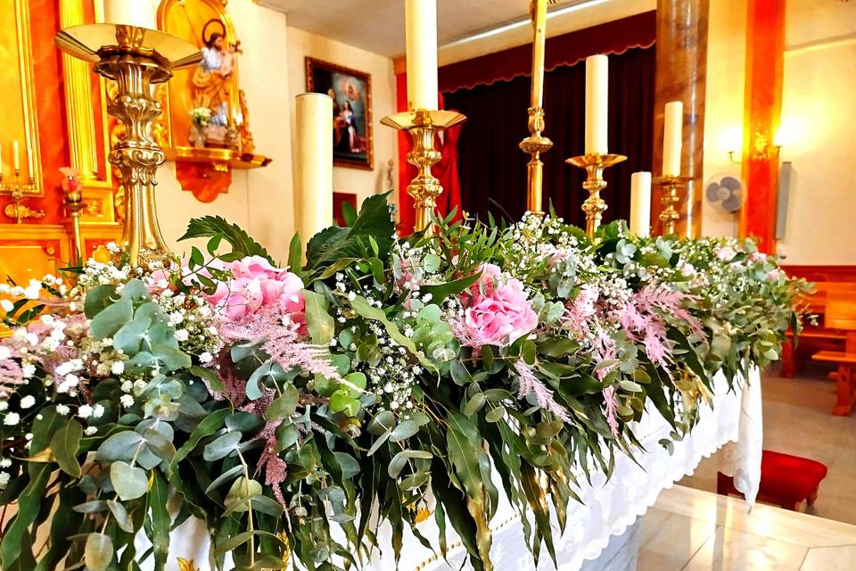 Decoracion altar