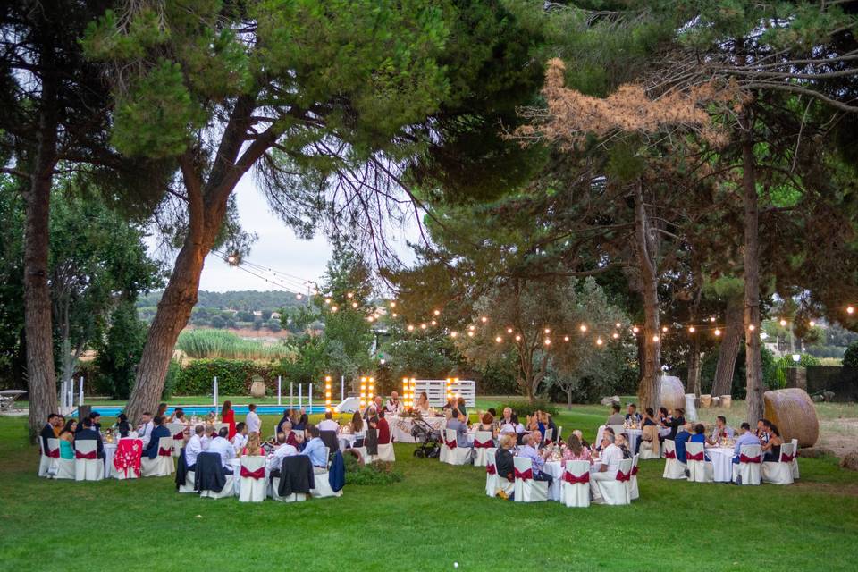 Banquete en el exterior