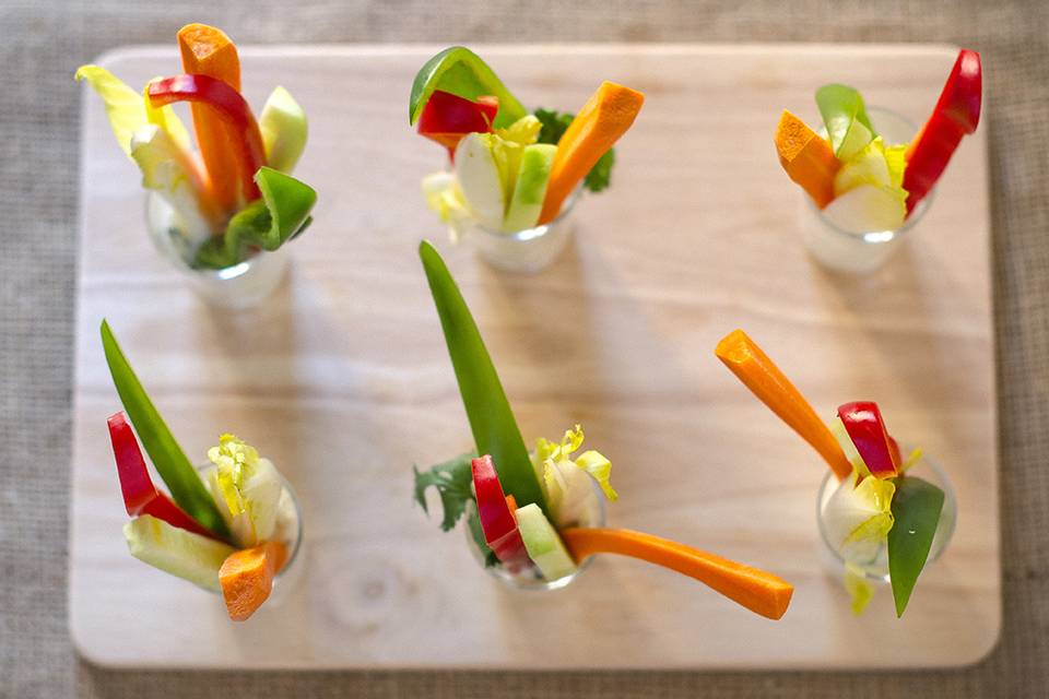 Crudités de verduras