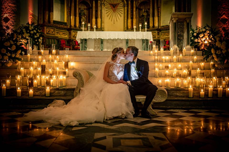 En el altar