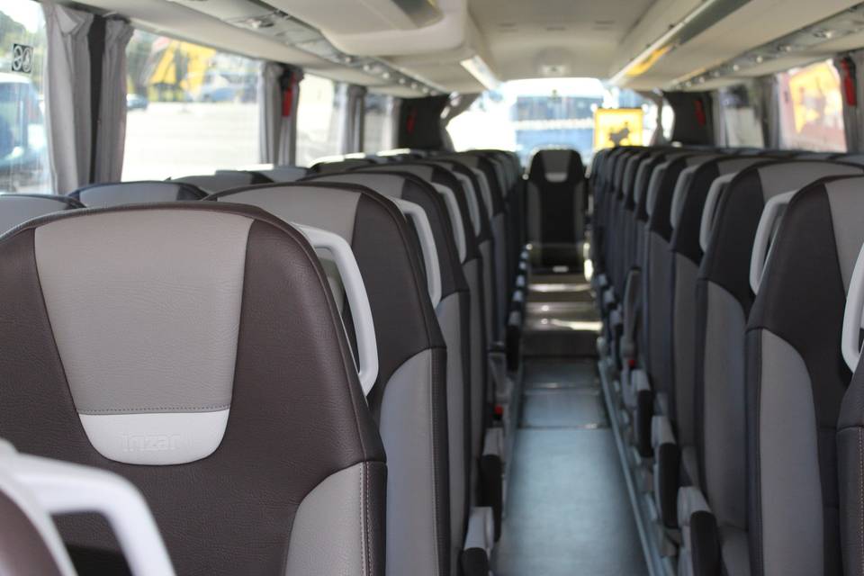 Interior de los buses