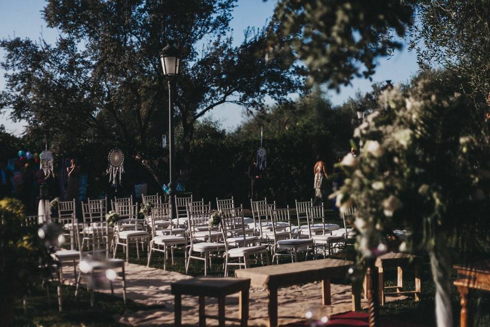 Boda en exterior