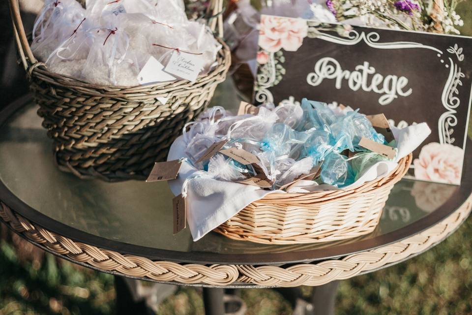 Detalles de la boda