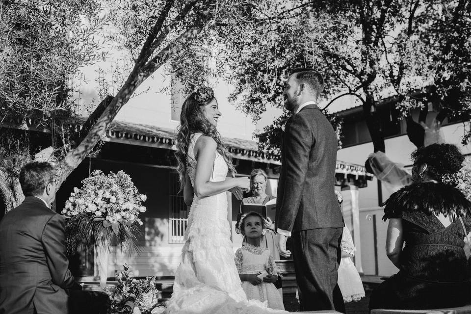 Boda en exterior