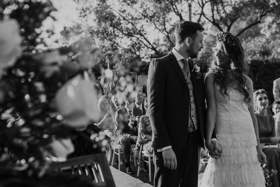 Boda en exterior