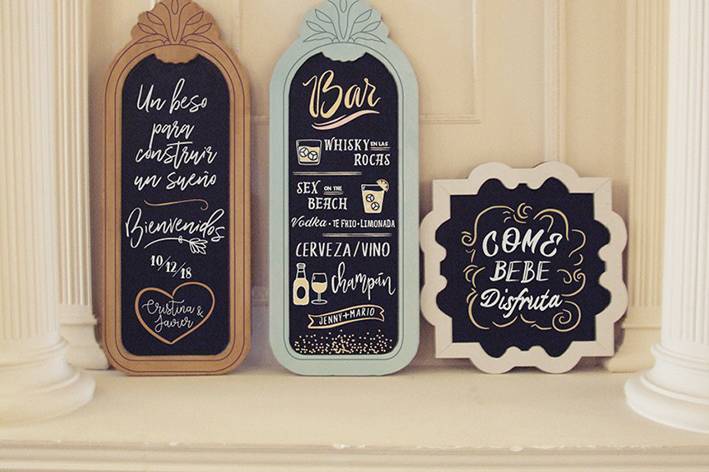 Carteles de boda