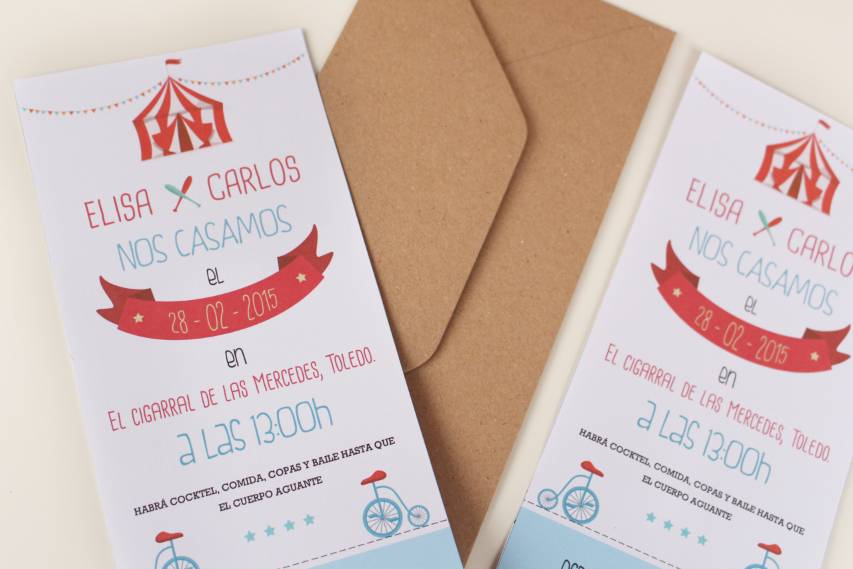 Invitación de circo