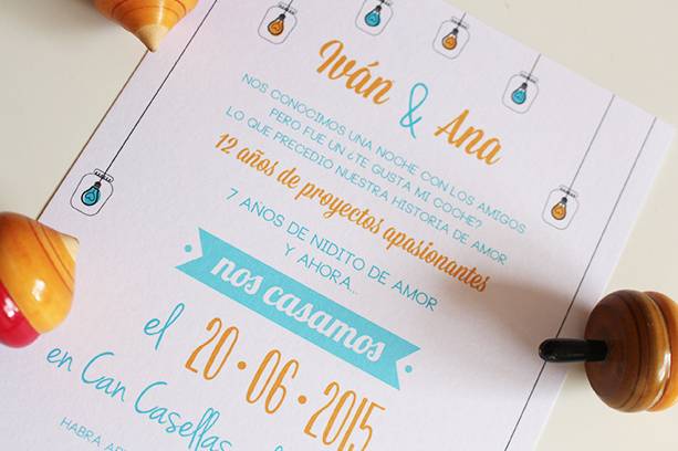 Invitación de tarros