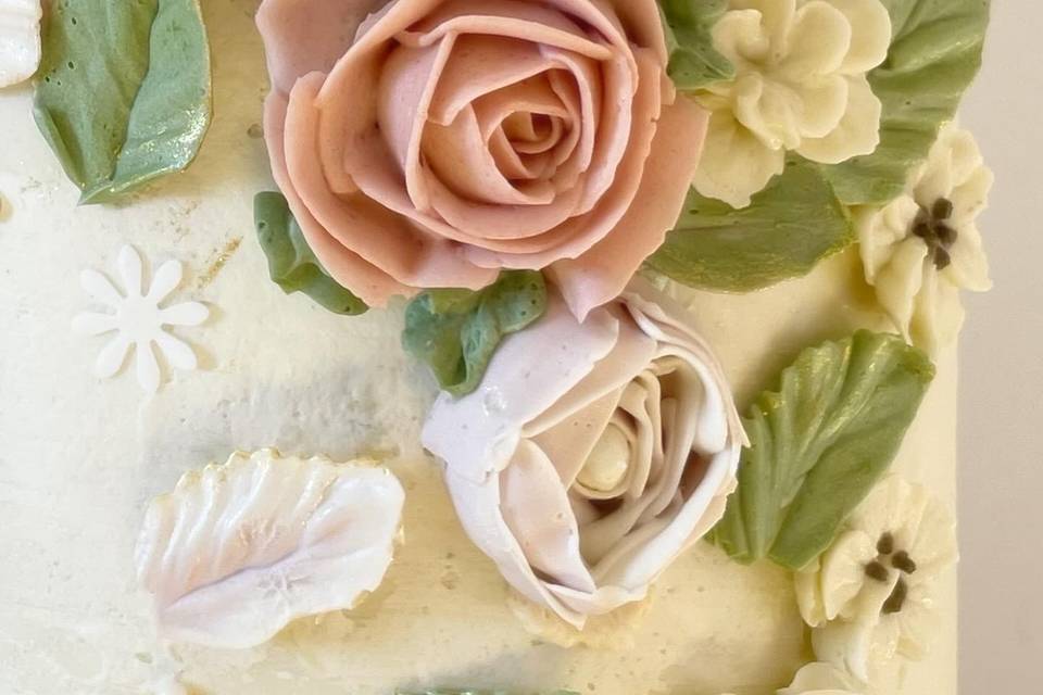 Flores de buttercream