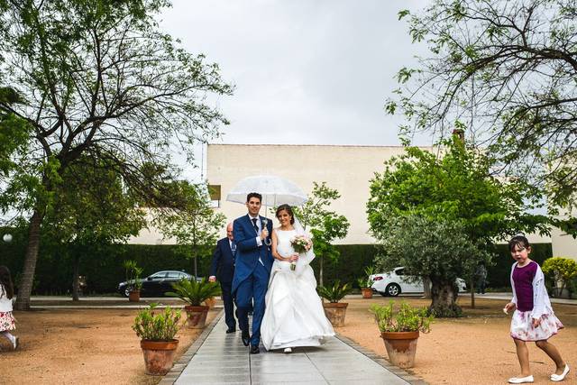 Llegada de los novios