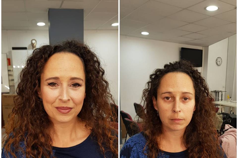 Prueba de maquillaje