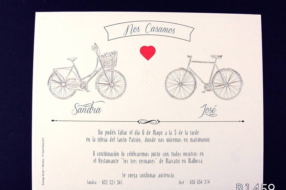 Invitación de boda