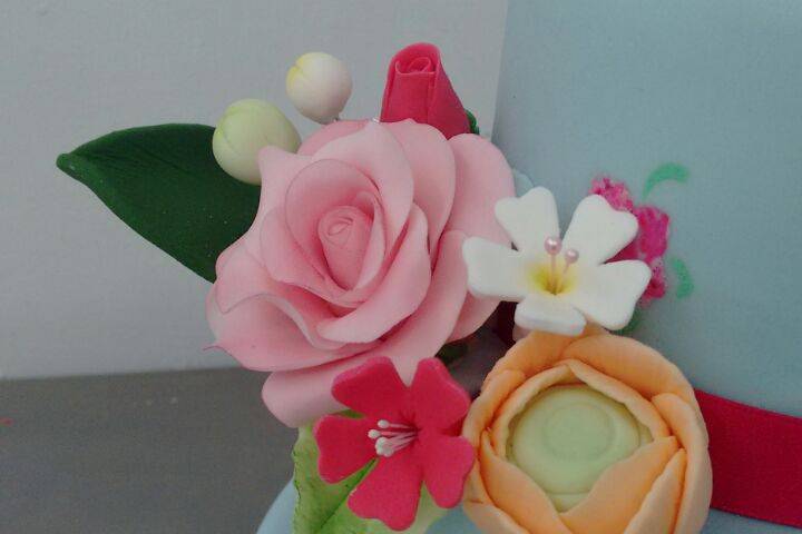 Flores hechas a mano