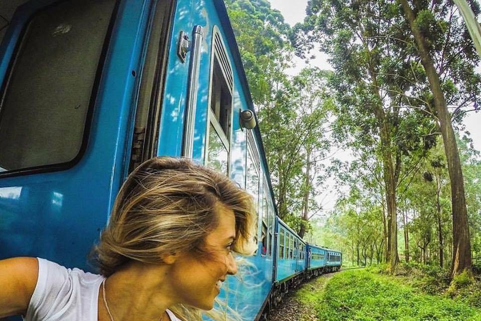 Sri Lanka, mini trayecto en tren