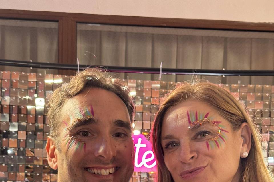 PAREJAS CON GLITTER