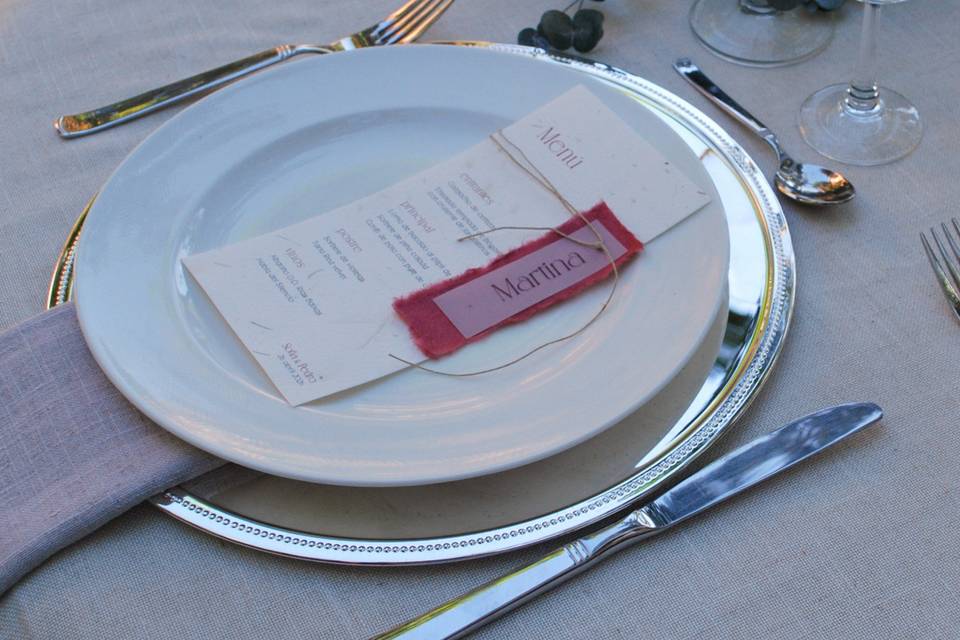 Menú Briznas y buganvilla