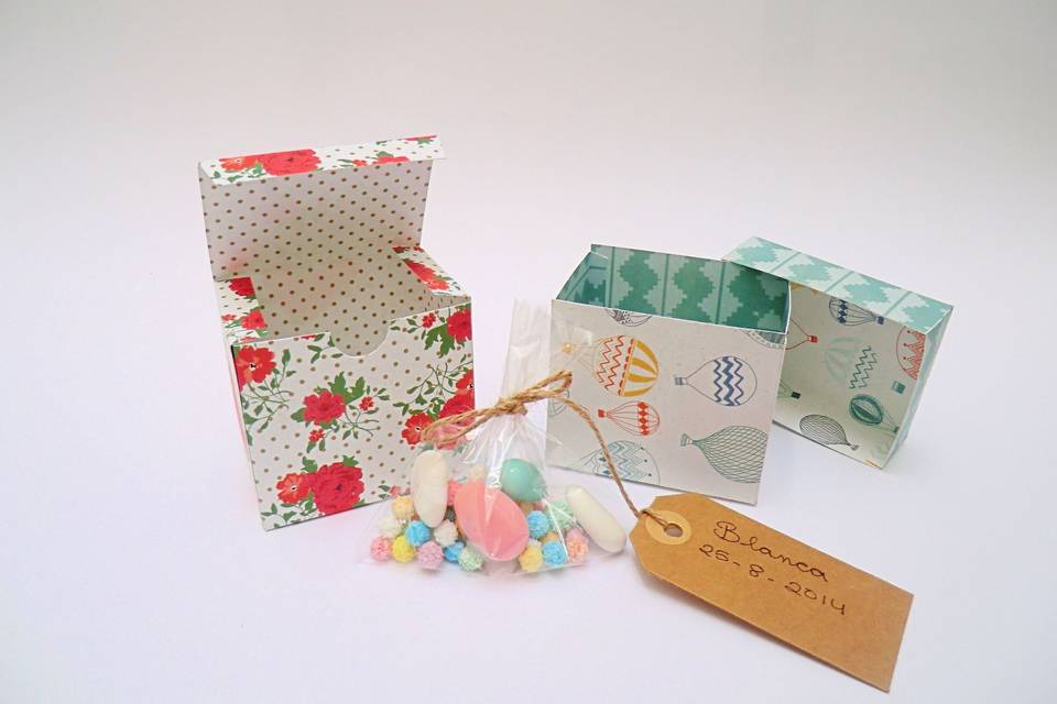 Cajas de papel decorativo