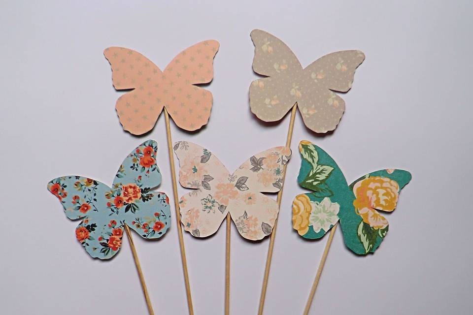 Pinchos de mariposas