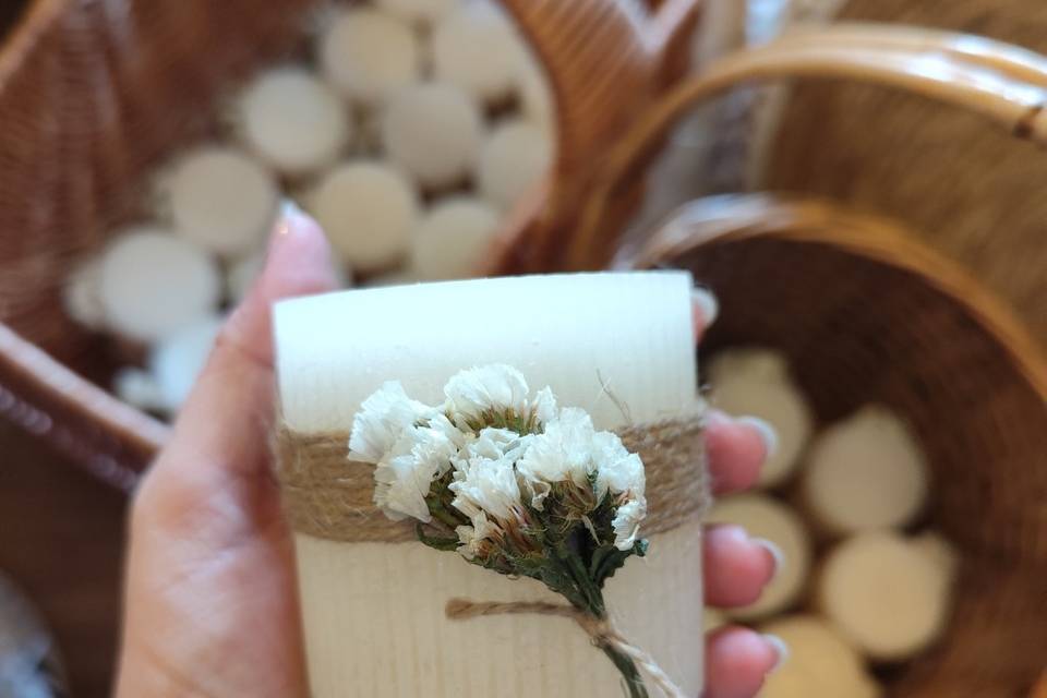 Velas personalizadas para los
