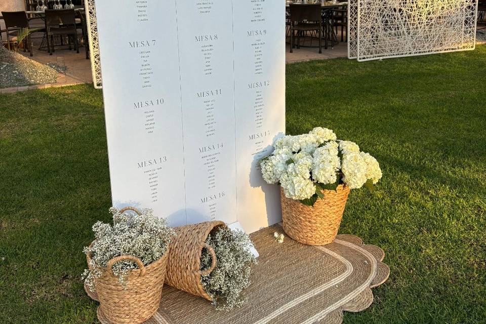 Diseño Seating plan