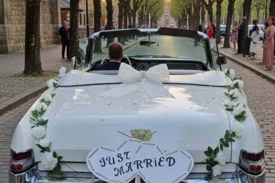 Muestra de cartel Just Married