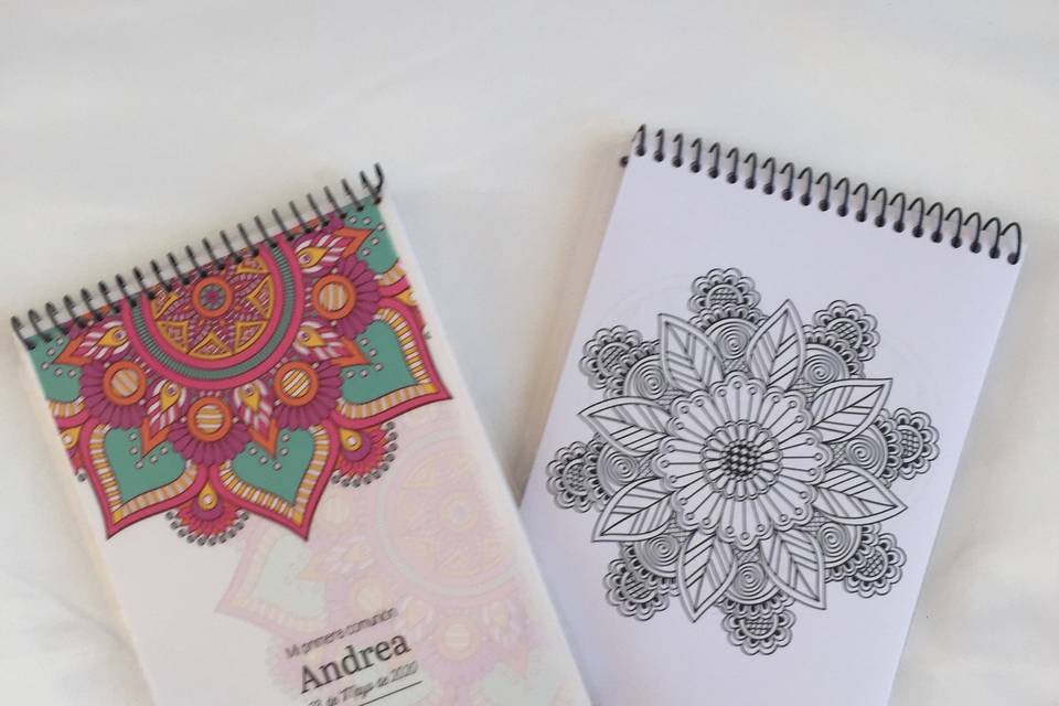 Libreta con mandala