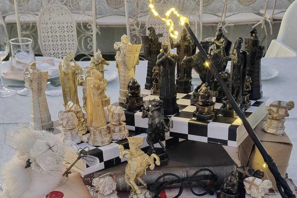Centro de mesa Harry Potter