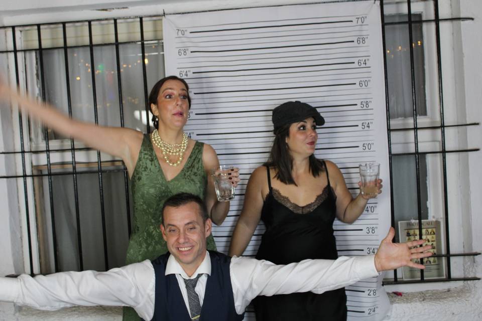 Boda ambientada en años 20