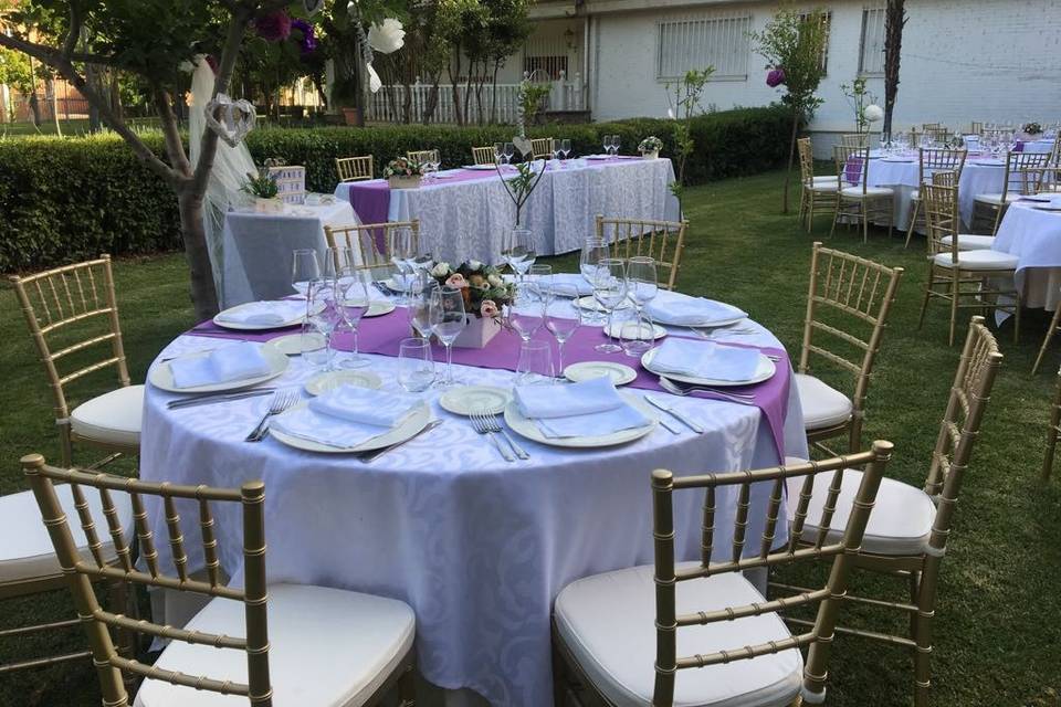 Boda en jardines de hotel