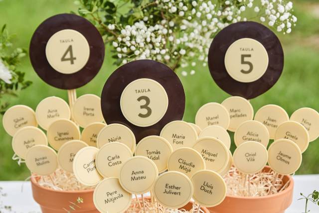 Seating plan de chocolate