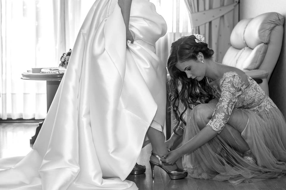 Preparación de la novia