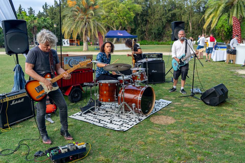 Banda durante un evento