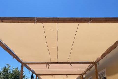 Pergola rustica 12x4 / 48m2