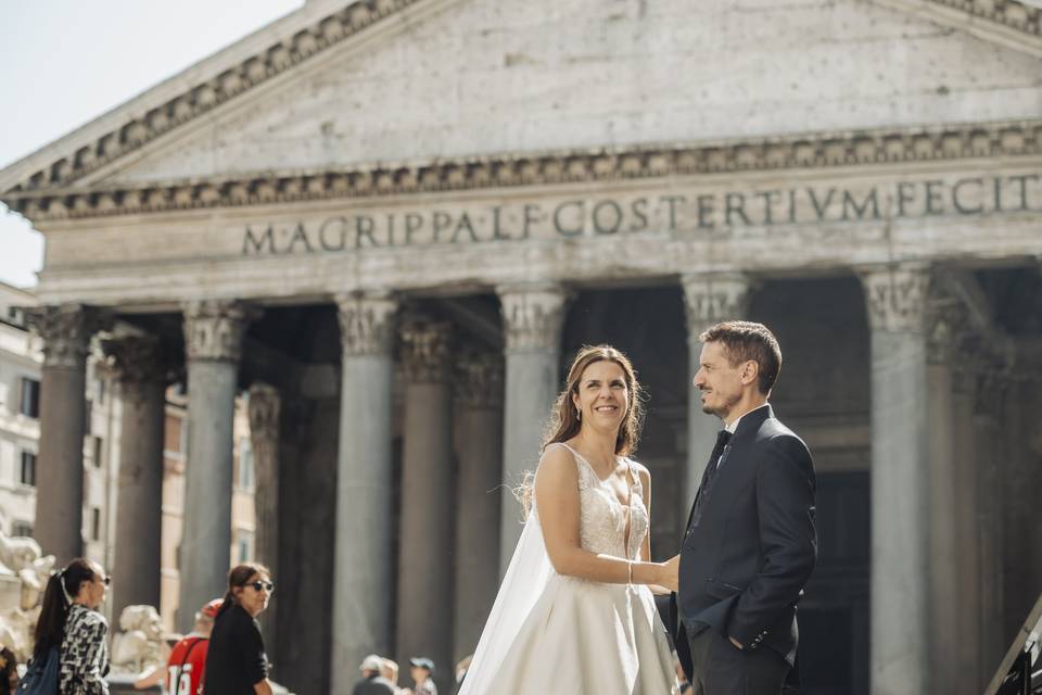 Post boda en Roma A&I