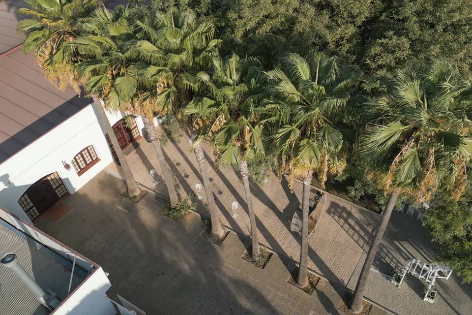 Vista aérea hacienda