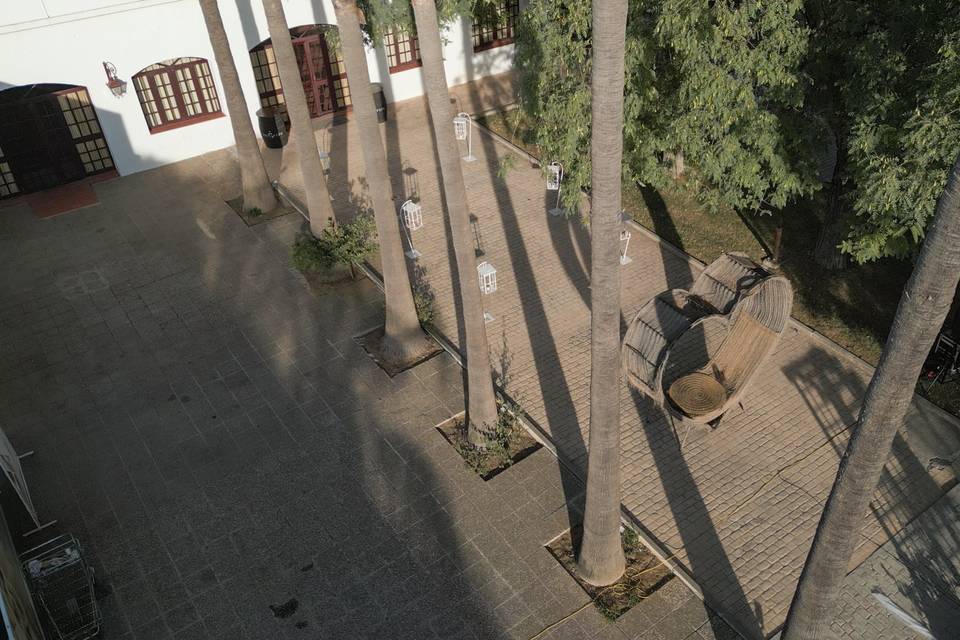 Vista aérea hacienda