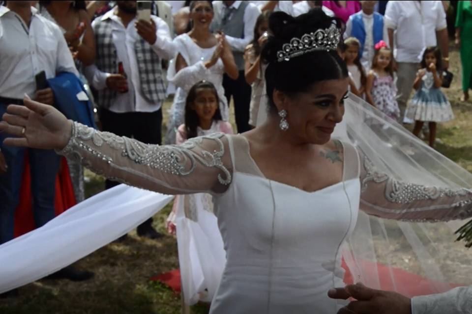 Vista terrestre novios