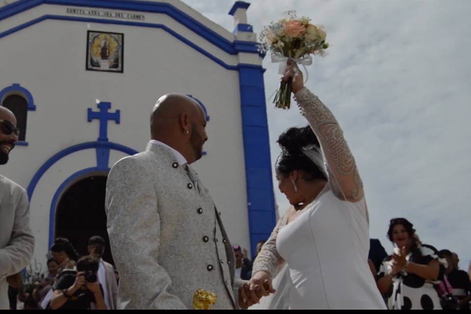 Vista terrestre novios