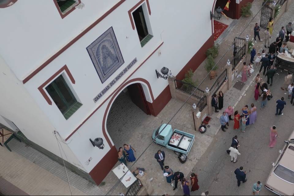 Vista aérea ceremonia