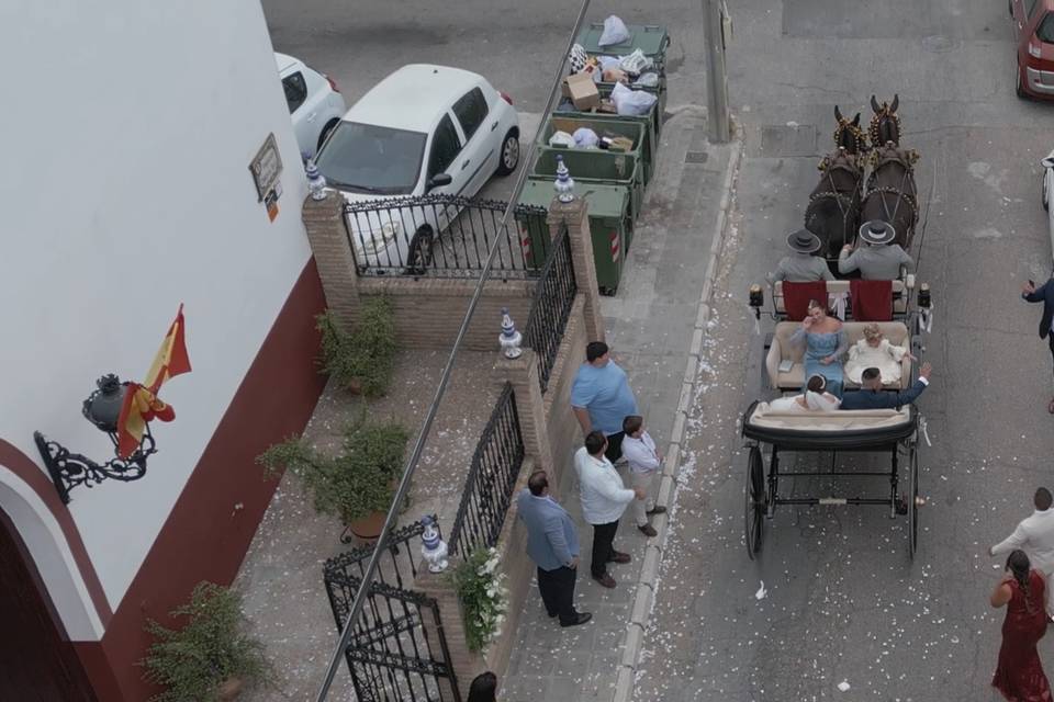 Vista aérea ceremonia