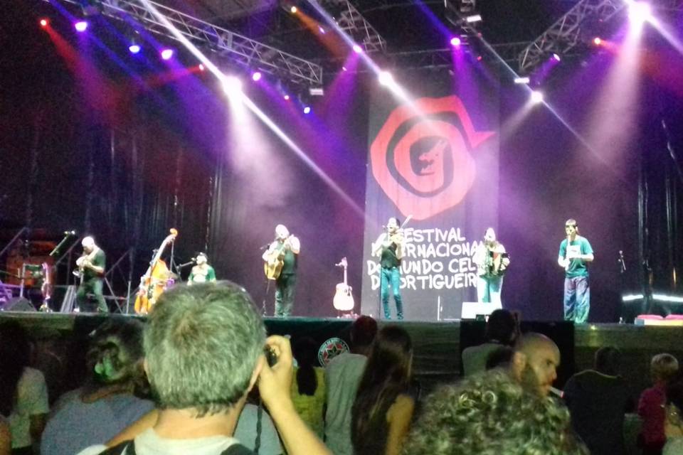 En el festival de Ortigueira