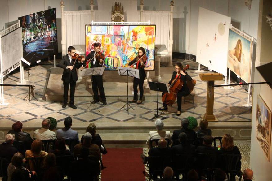 Inauguración de una exposición