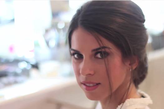 Maquillaje y peinado de novia