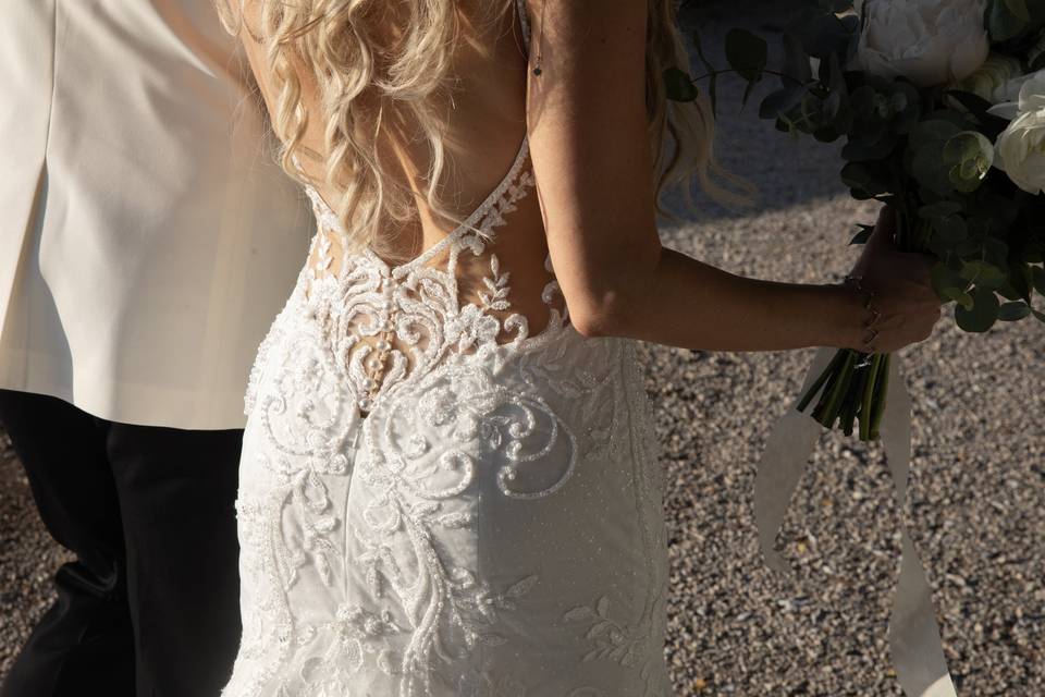 Detalles del vestido