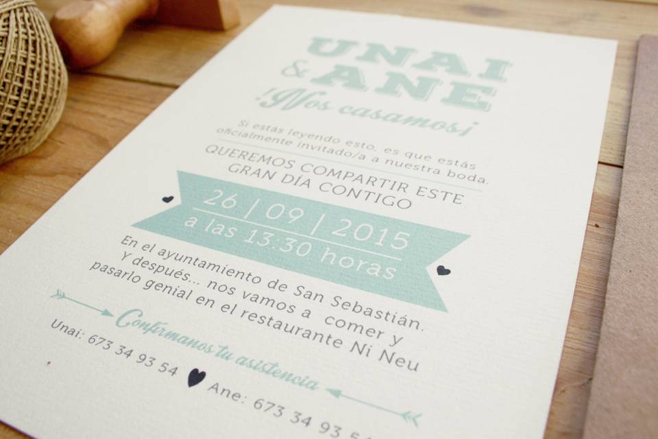 Invitaciones de boda