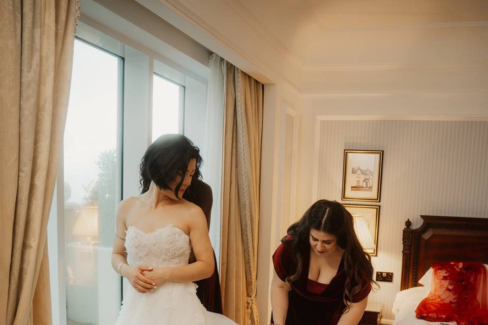 Preparativos Novia