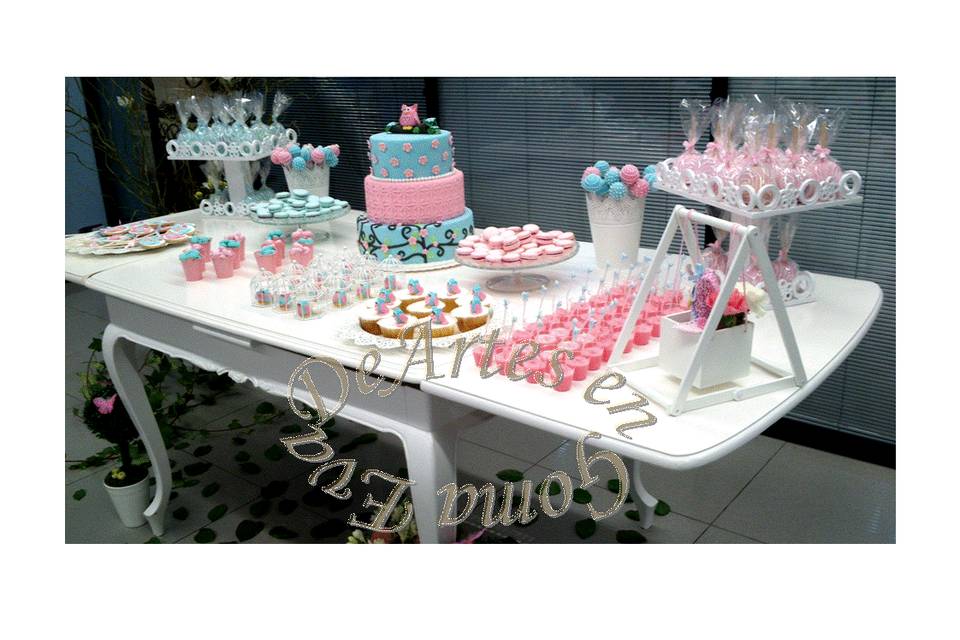 Decoración del candy bar