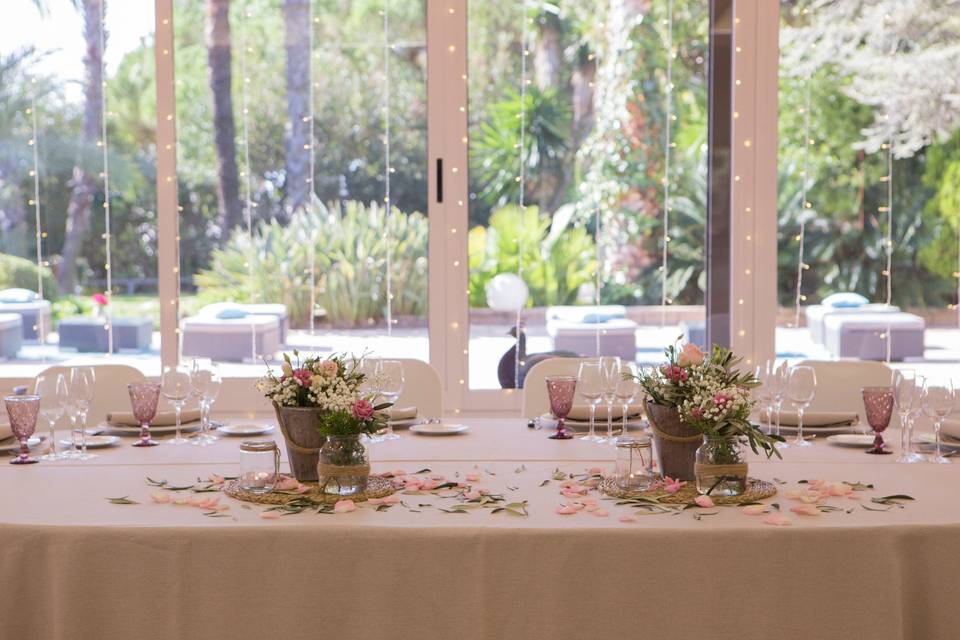 Salón con vistas al jardín