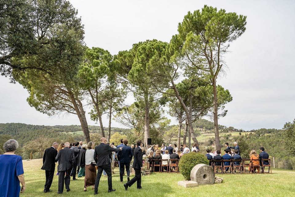 Ceremonia en los pinos